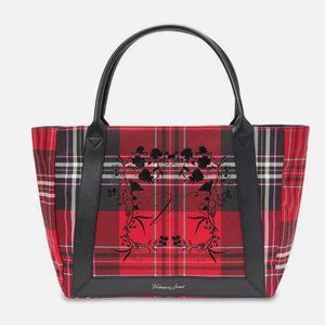 VICTORIA’S SECRET Limited Edition Red Black Plaid Tote Bag